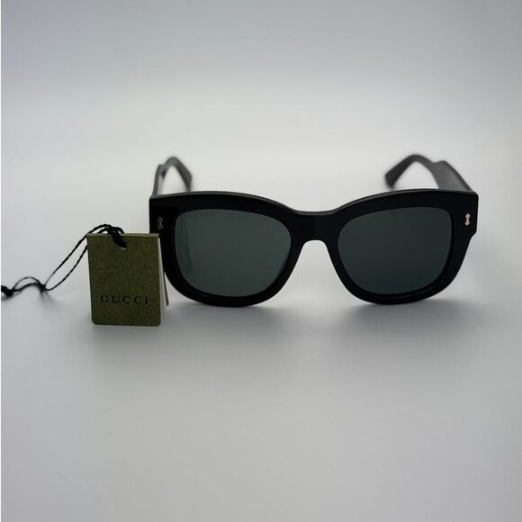 NEW Gucci Sunglasses GG1110S 001 Black Smoke Unisex Authentic - Picture 4 of 14